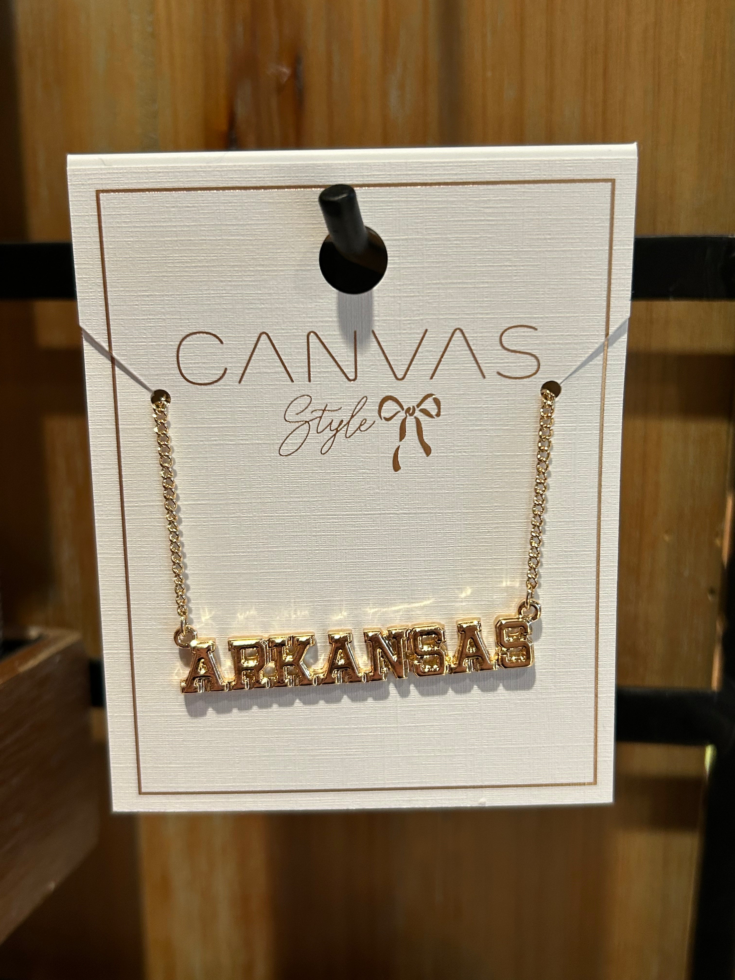 Canvas Razorbacks Jewelry