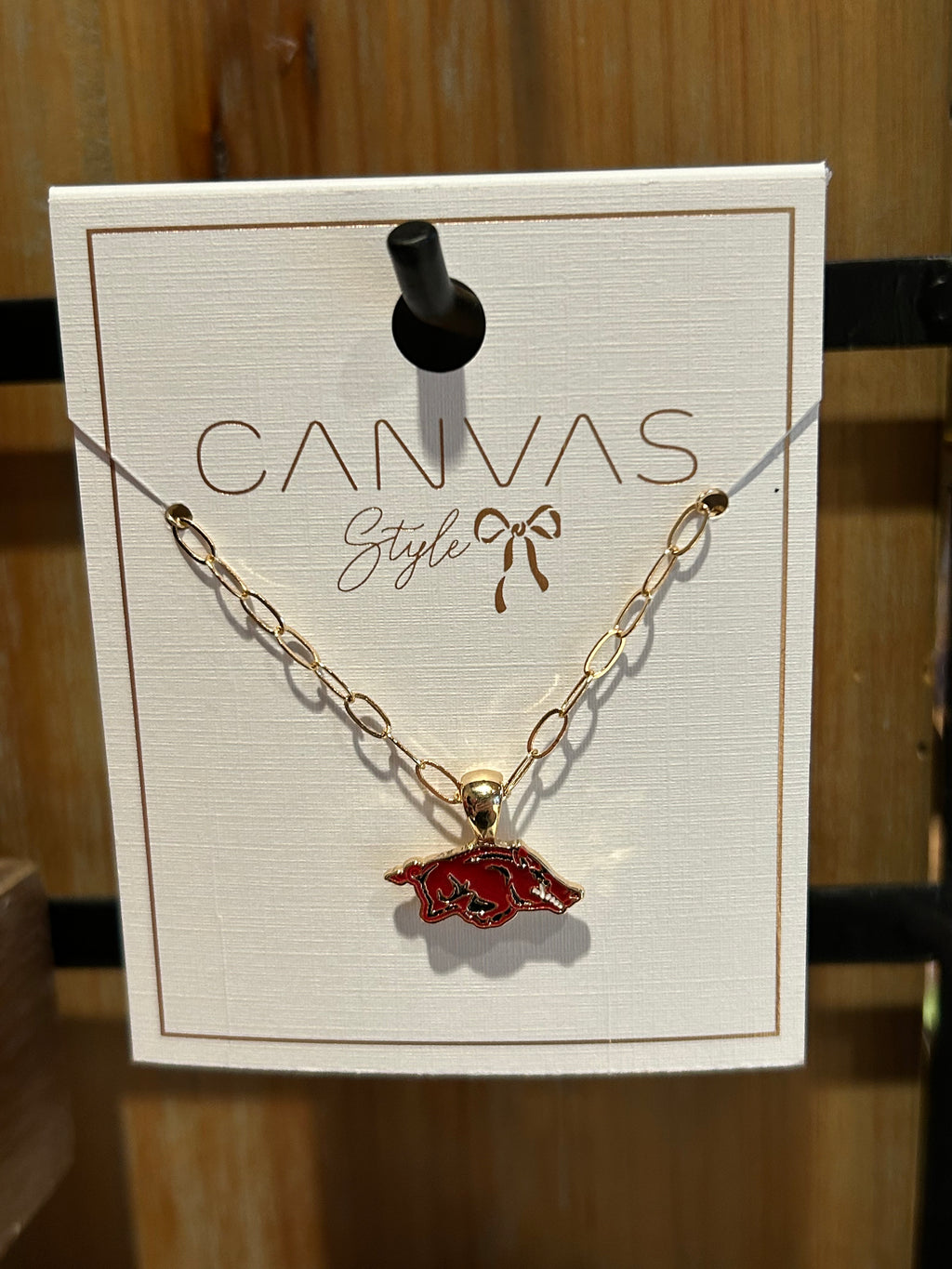 Canvas Razorbacks Jewelry