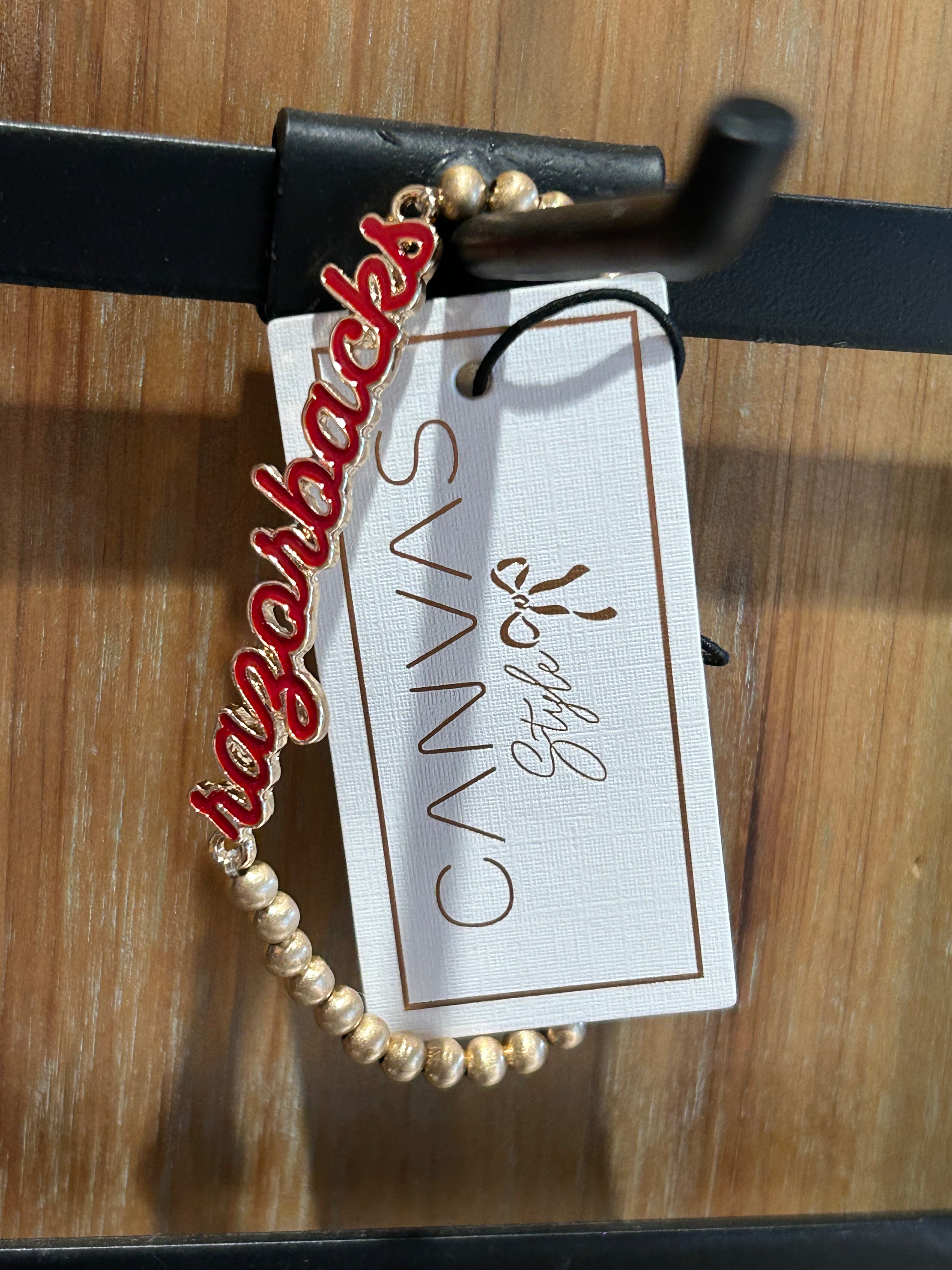 Canvas Razorbacks Jewelry