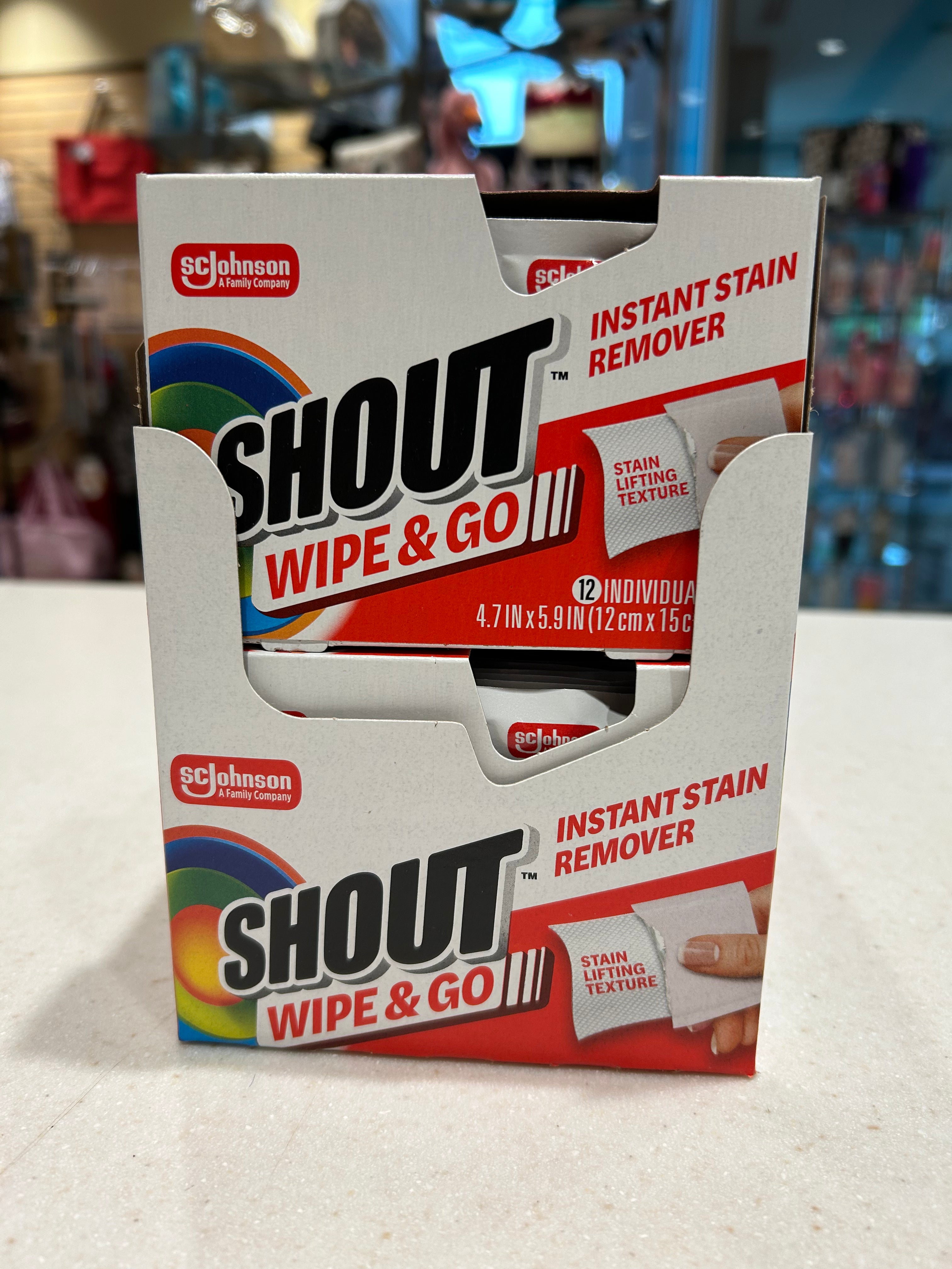 Shout Wipe & Go